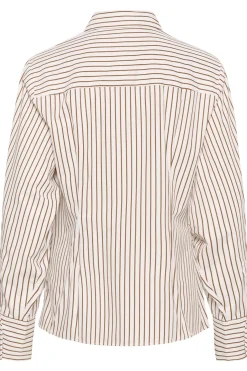 KBElmira Shirt Cinnamon Stripe 109217 10105867