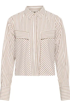 KBElmira Short Shirt Cinnamon Stripe 109217 10105866