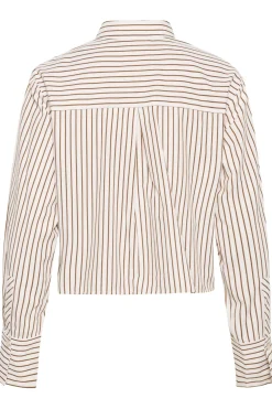 KBElmira Short Shirt Cinnamon Stripe 109217 10105866
