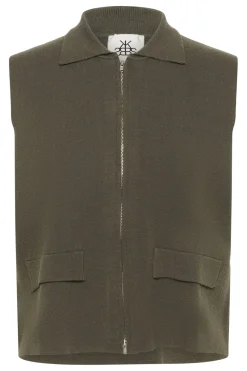 KBElvina Waistcoat Deep Lichen Green 180312 10105895