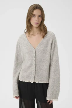 KBEris Cardigan Grey Melange 105059 10105831