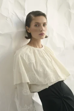 KBErmine Blouse Egret 110103 10105884