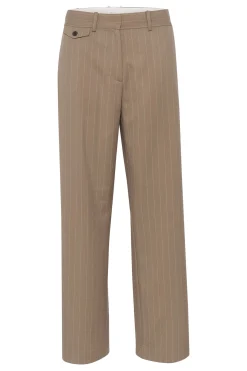 KBMilano Stripe Pants WALNUT 10104990