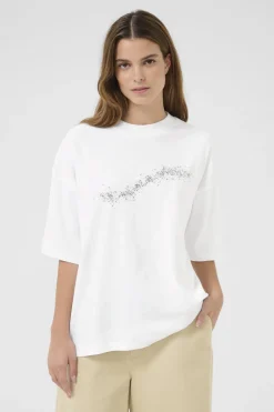 KBVigdis Tee Vigdis print bright white 10105507