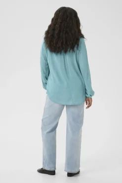 KCami LS Blouse Teal 10580001
