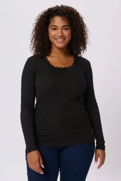 KCbritt LS Tshirt Black deep 10583314