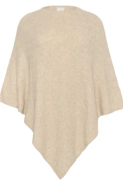 KCjenny Knit Poncho Feather Gray Melange