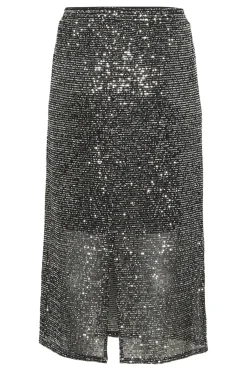 KClaila Sequins Skirt Silver Sequin 10583375