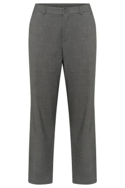 KCmerla Straight Pants Dark grey melange 10582712