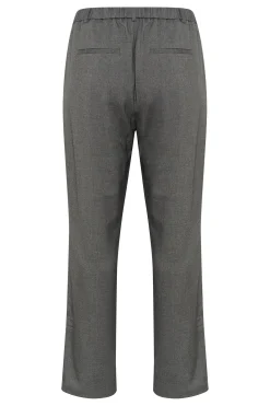 KCmerla Straight Pants Dark grey melange 10582712