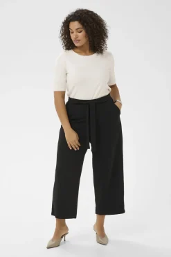 KCpheolo Cropped Pants Black Deep 100121 10584091