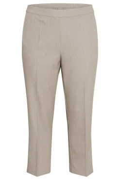 KCsakira Cropped Pants Elephant Skin Melange 10580650