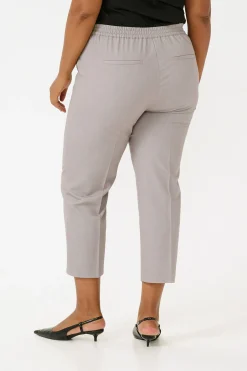 KCsakira Cropped Pants Elephant Skin Melange 10580650