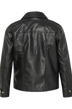 KCsuena Leather Jacket Black deep 10583129