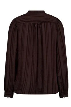KesiCC Lace Shirt 145Dark Brown 35960