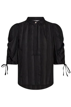 KesiCC SS Puff Blouse 96Black 35956