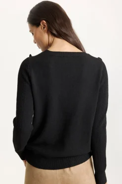 Kirstin knit blouse SORT 16799