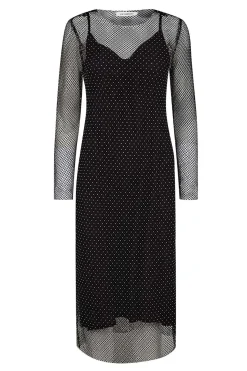 KrystalCC Net Dress 96Black 36545