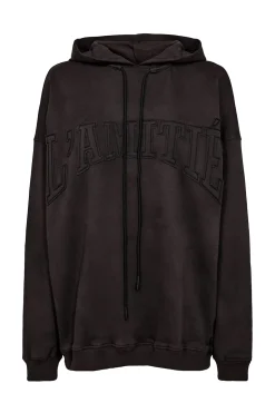 L'AMITIÉ Application Hoodie DARK GREY HL10372