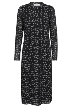 L'AMITIÉ Mesh LS Dress Black HL10320