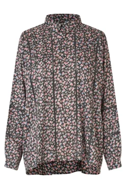 LariLL Shirt LS 18 Washed Black 254411028