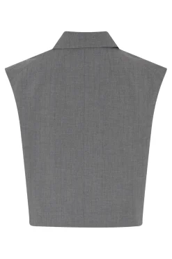 LataniaBBLinis waistcoat Grey BBW4902