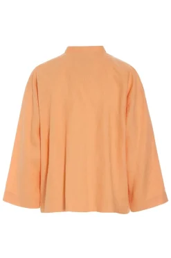 Lazy linen jakke med krave MELON 26121415561