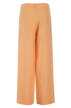 Lazy linen lige bukser MELON 26121415564