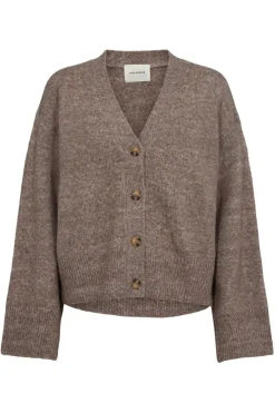LEVASW CARDIGAN 7071 Brown melange SNOS420