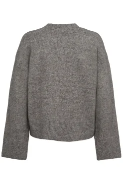 LEVASW CARDIGAN 8000 Grey mel SNOS420