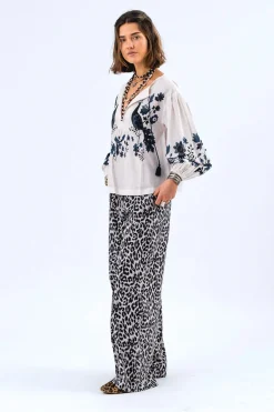 LiamLL Pant 72 Leopard Print 251032084