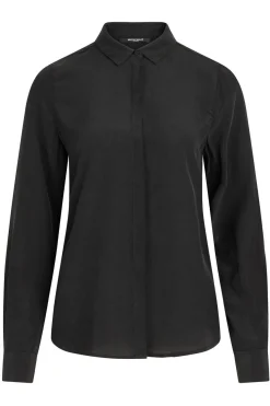 LillieBBCorinna silkshirt Black BBW3101