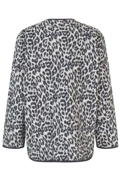 LilyLL Quilted Jacket LS 72 Leopard Print
