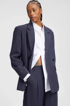 LizaGZ linen blazer NOOS Tammy Navy 10908813