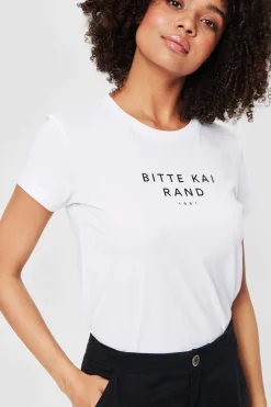 Logo pima cotton tshirt WHITE LOGO 940412183