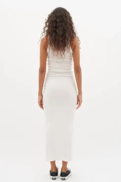 LolahIW Base Tank Dress Whisper White 30109344