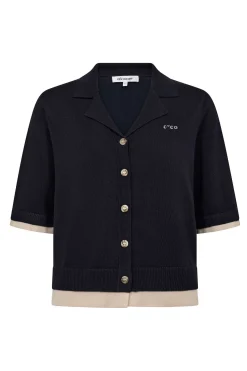 LueCC Crop Cardigan 120Navy 42019