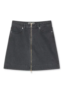 Luke Black Denim Riva Skirt Black Vintage Wash 205519