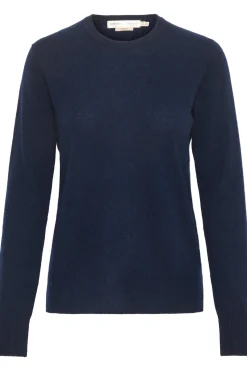 LukkaIW Crewneck Pullover Marine Blue 30107629 30107629