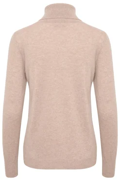 LukkaIW Rollneck Pullover BEIGE MELANGE 30108211