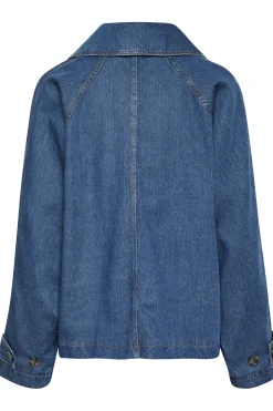 MableIW Minona Short Coat Dark Blue Denim 30110518