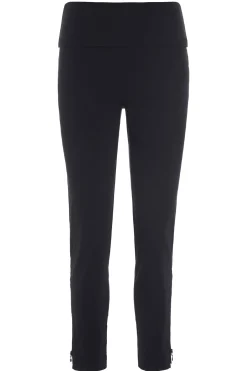 Magic stretch bukser m/ lynlås Black 902910116