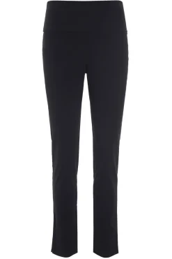 Magic stretch bukser med slids Længde B Black 902910119