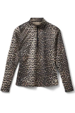MALLORYSW BLOUSE LONG SLEEVE 9006 Leopard SPO1011