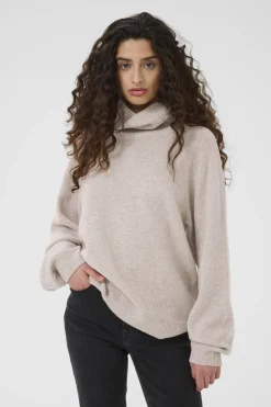 ManziGZ wool rollneck NOOS String Melange 10909328