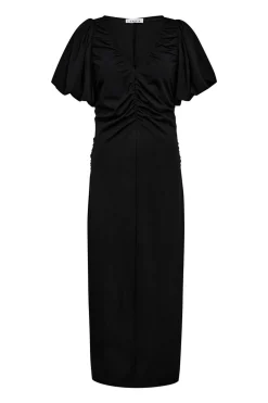 Marise Drape Dress Black HL10477