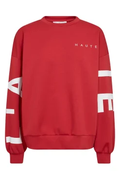 Maxi Split Logo Sweat Red HL10413