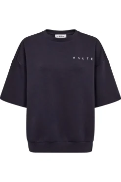 Maxi Split SS Logo Sweat Navy HL10461