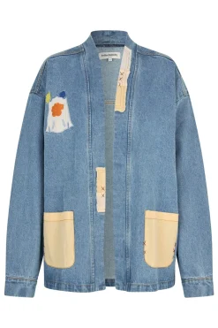 MilaLL Jacket LS 100 Washed Denim 252456004