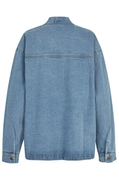 MilaLL Jacket LS 100 Washed Denim 252456004